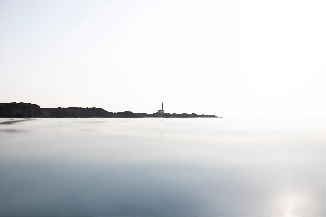 Lighthouse in Menorca by Enric Gener, metal print, The Picturalist
