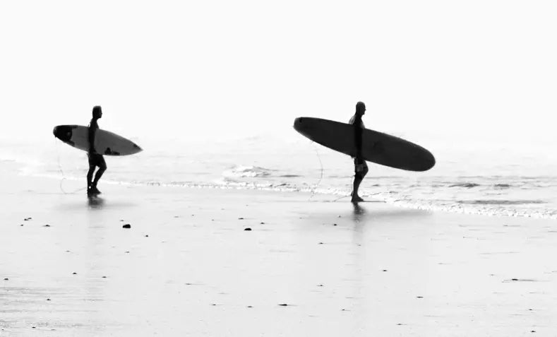 Morning Surf by Enric Gener displayed in a modern living room interior