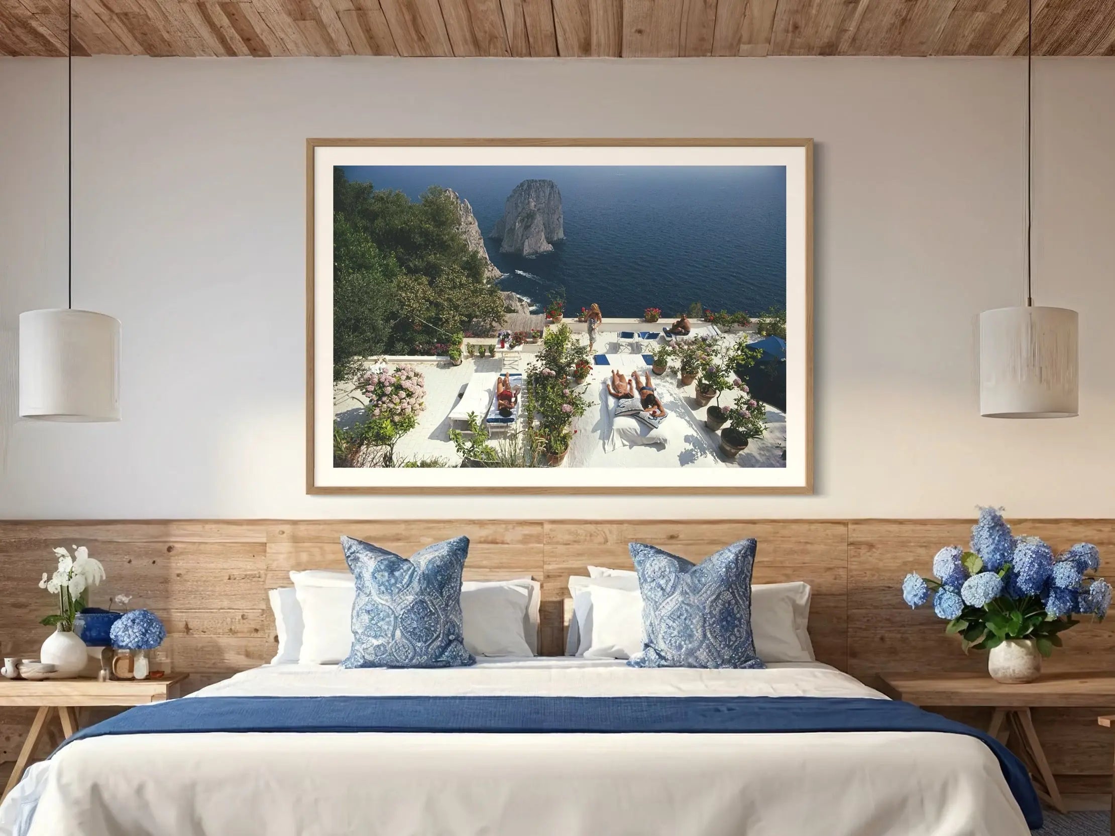 Il Canille by Slim Aarons styled in a contemporary interior setting
