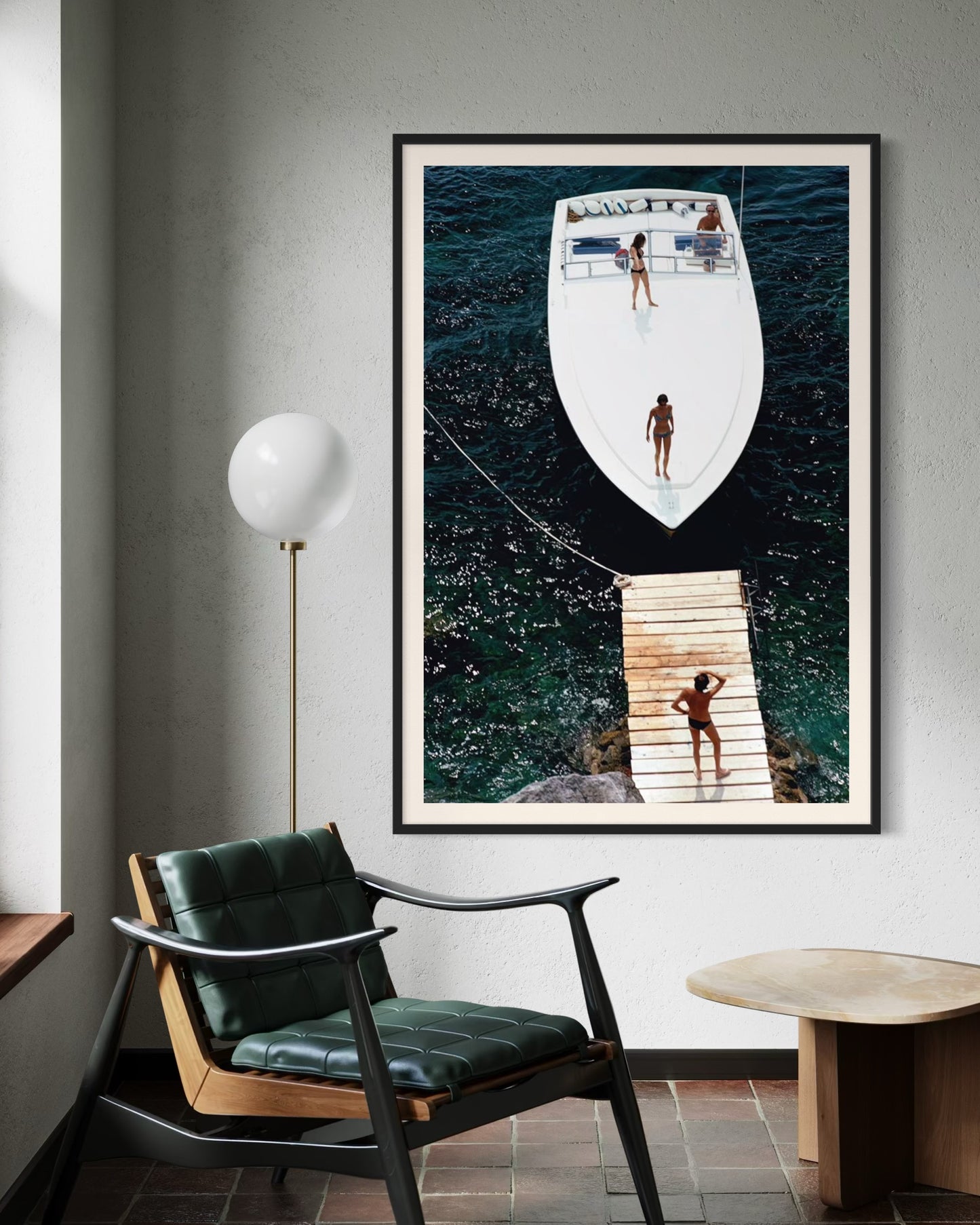 Speedboat Landing by Slim Aarons