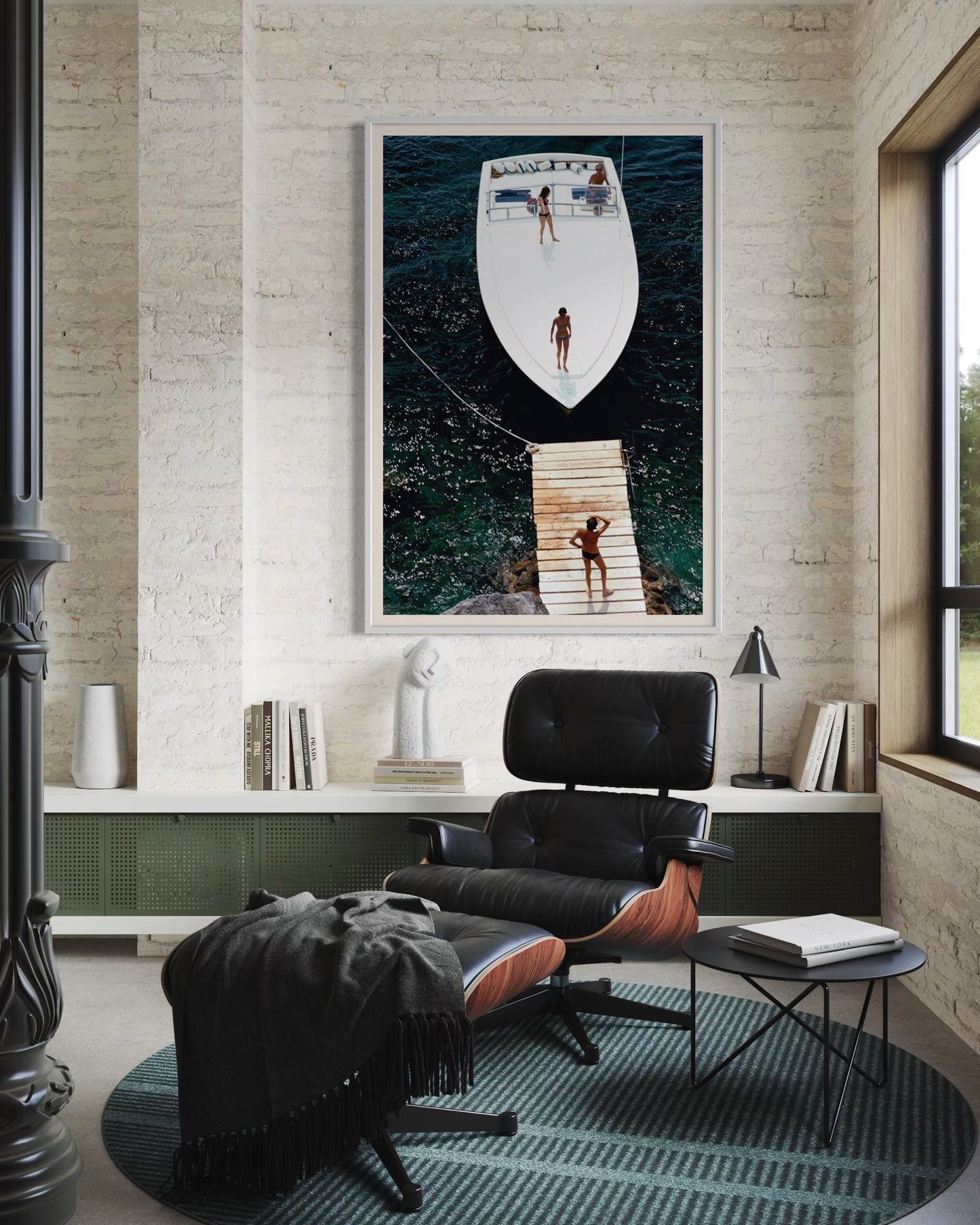 Speedboat Landing by Slim Aarons