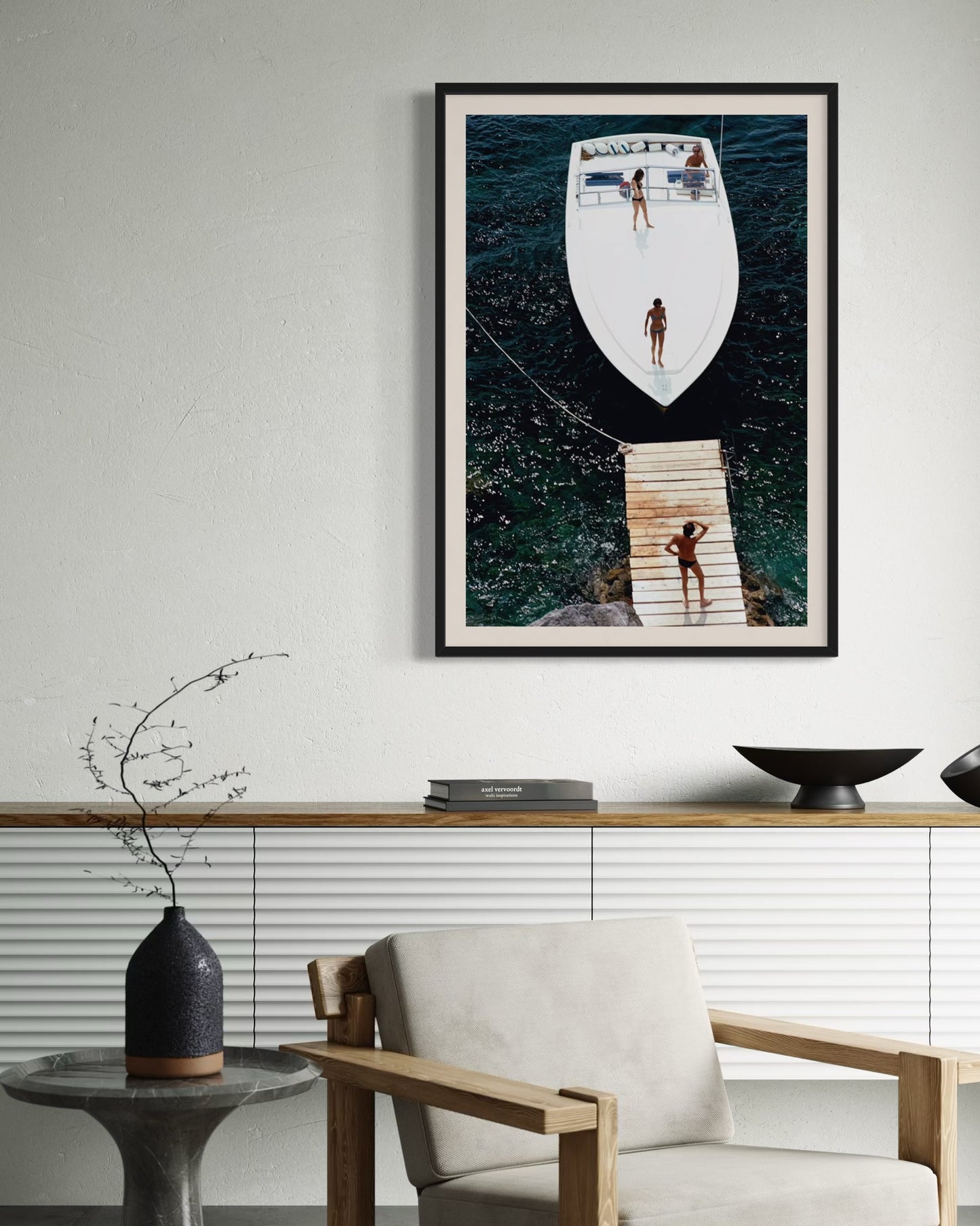 Speedboat Landing by Slim Aarons