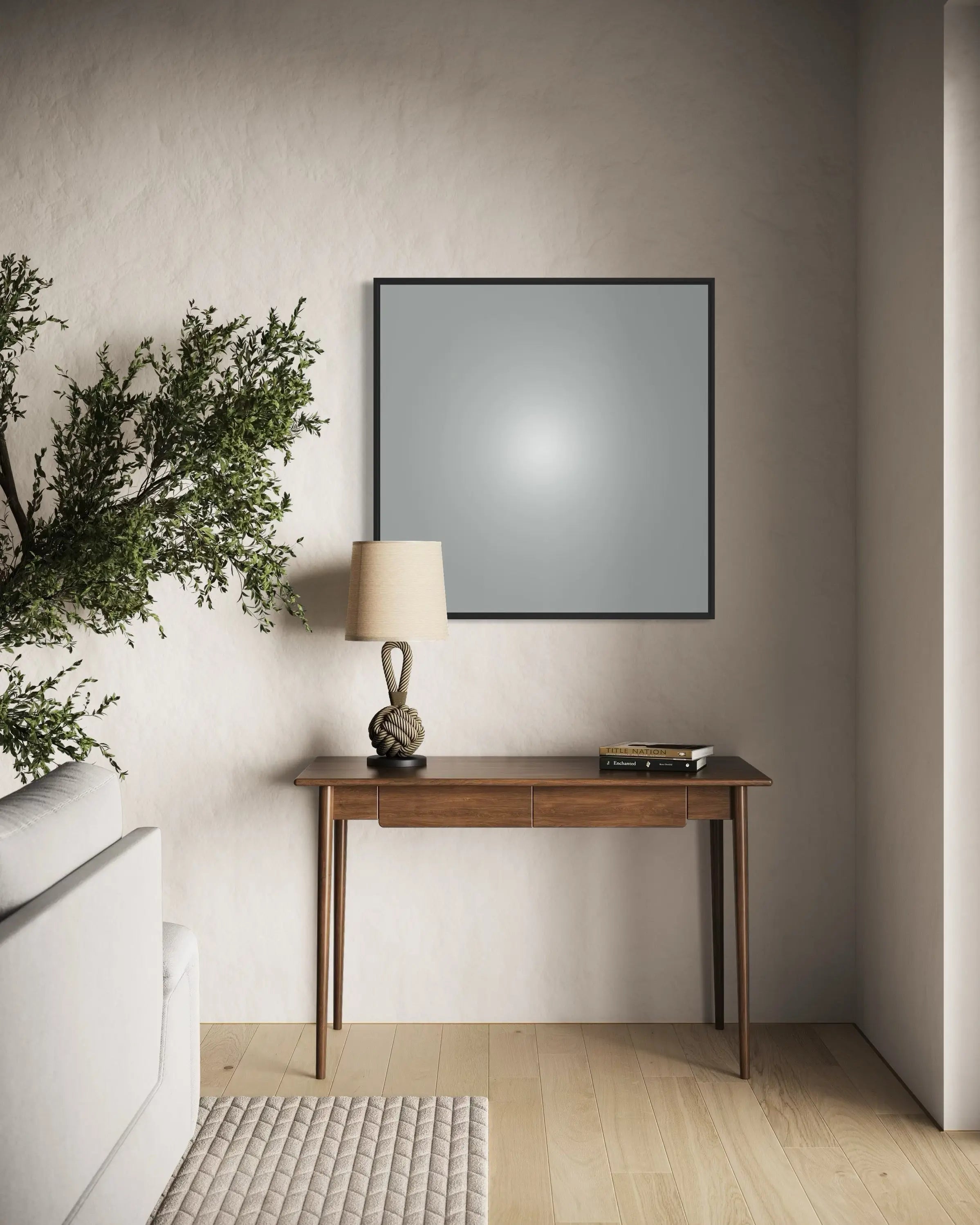 Smoke Halo by Alejandro Franseschini styled in a contemporary interior setting