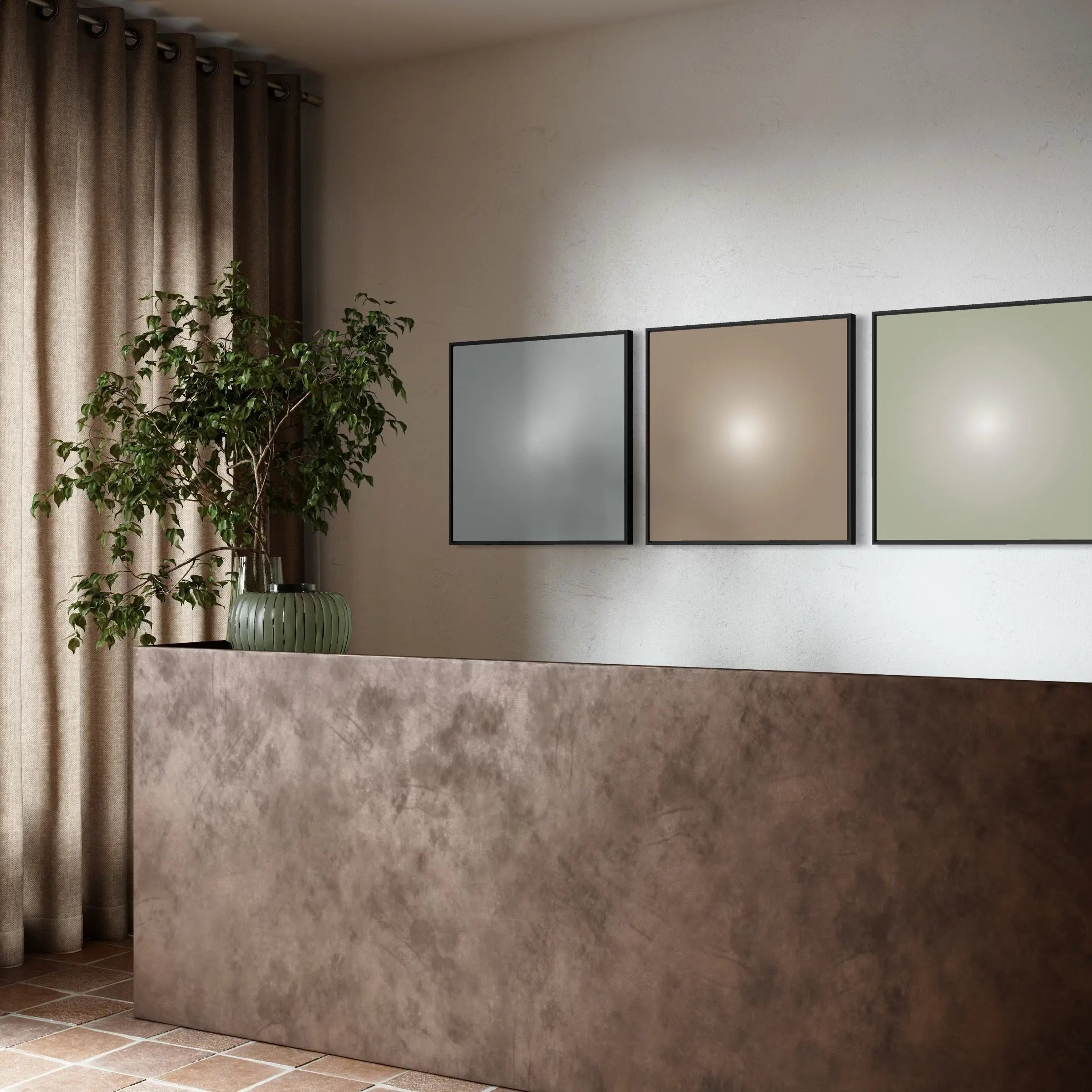 Smoke Halo by Alejandro Franseschini presented in a curated interior design