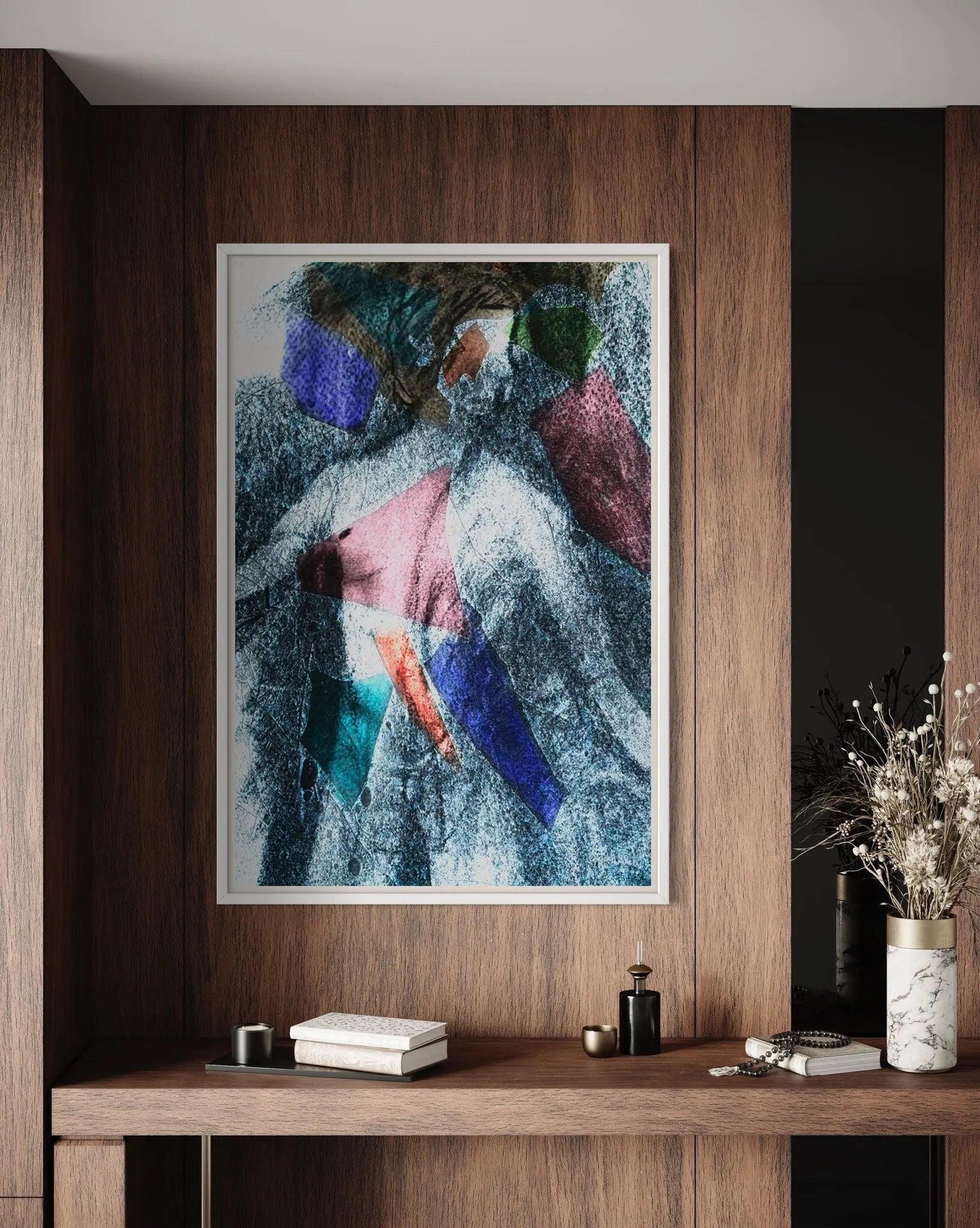 The Glass Man by Sonja Lukenic showcased in a designer room setting