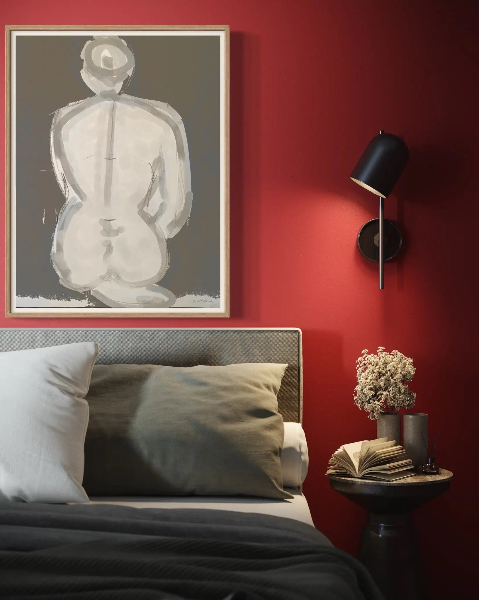 Meditation by Sonja Lukenic showcased in a designer room setting