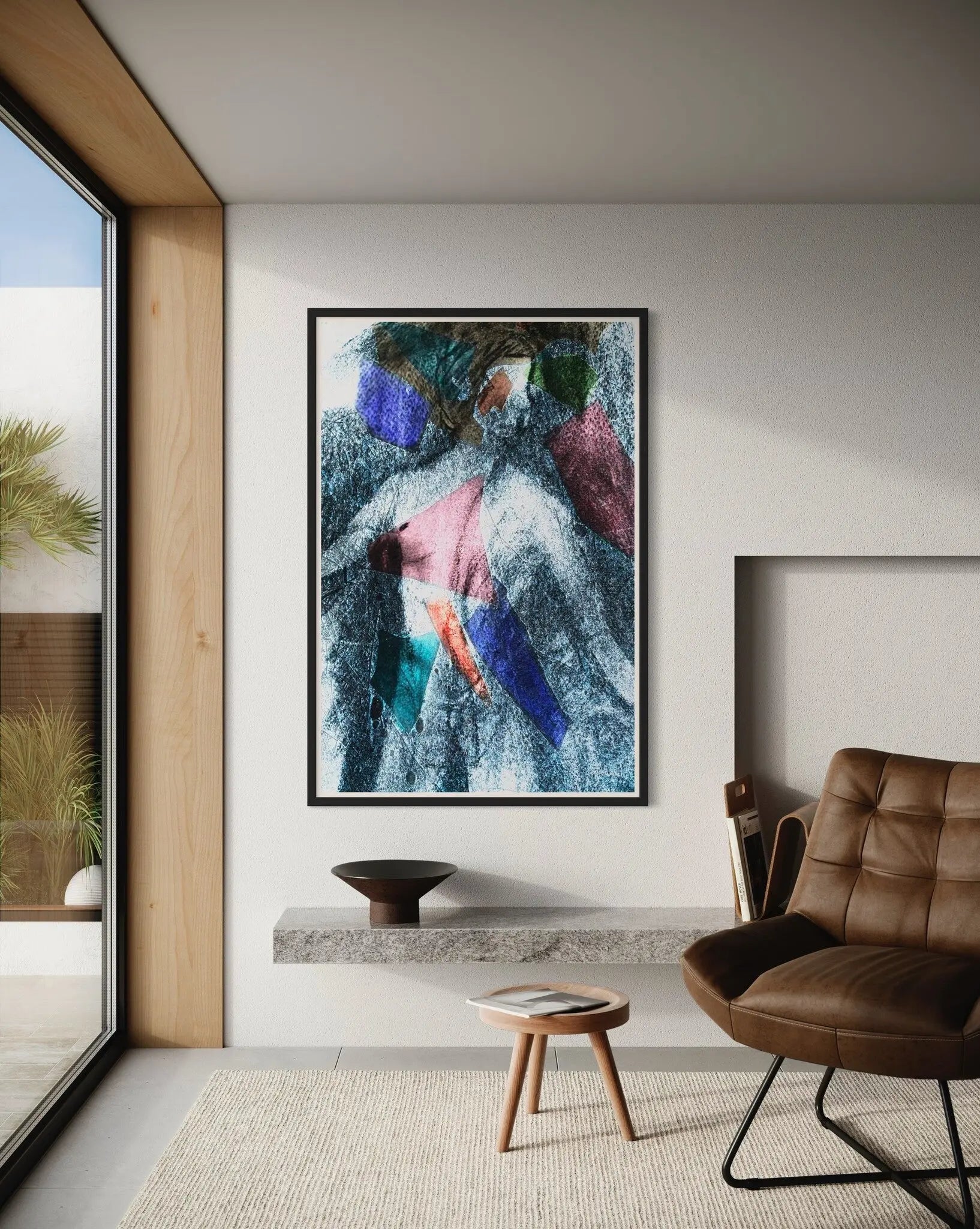 The Glass Man by Sonja Lukenic featured in an elegant interior space