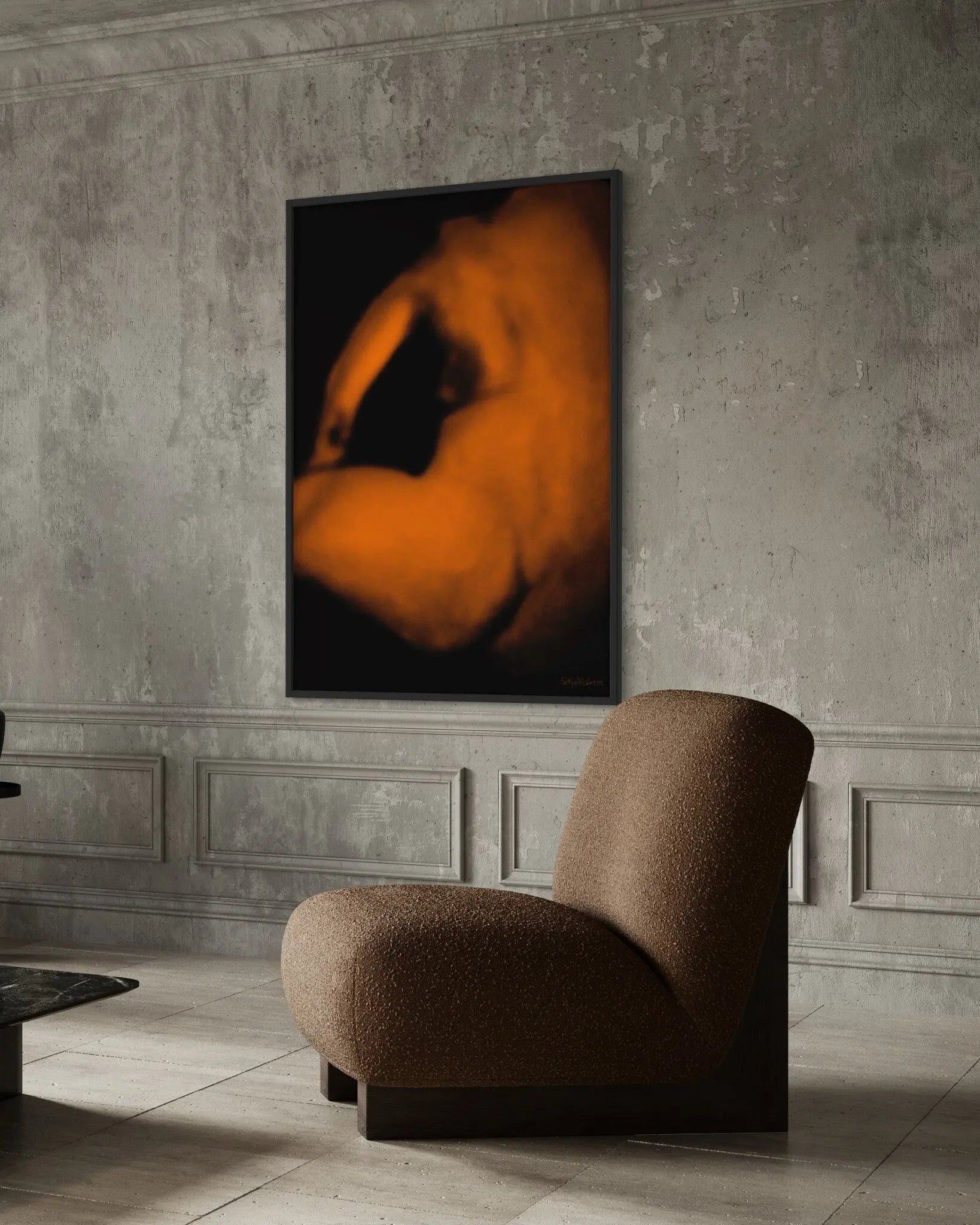 Woman's Back by Sonja Lukenic featured in an elegant interior space