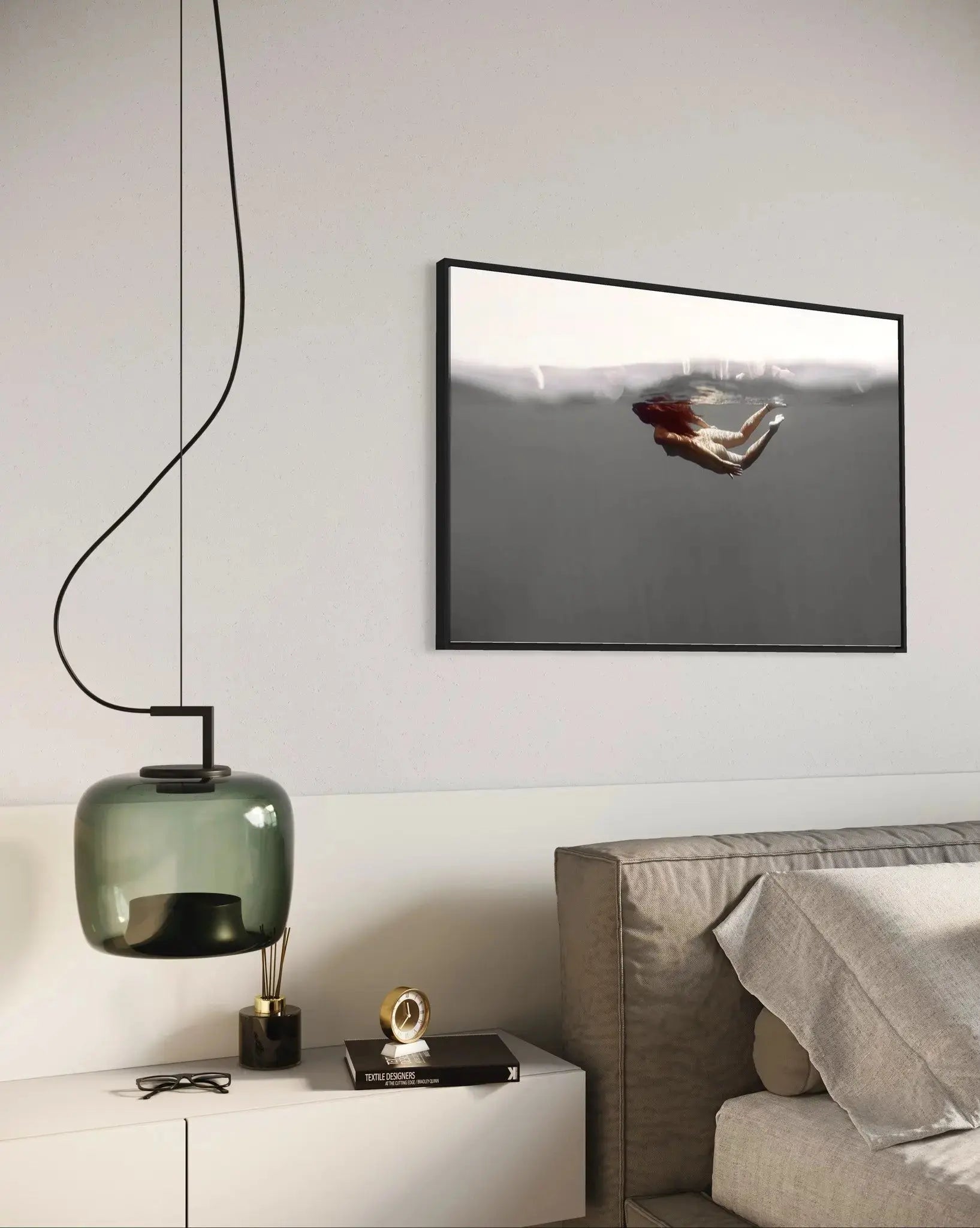 Custom framing detail for Splash, The Picturalist - view 6