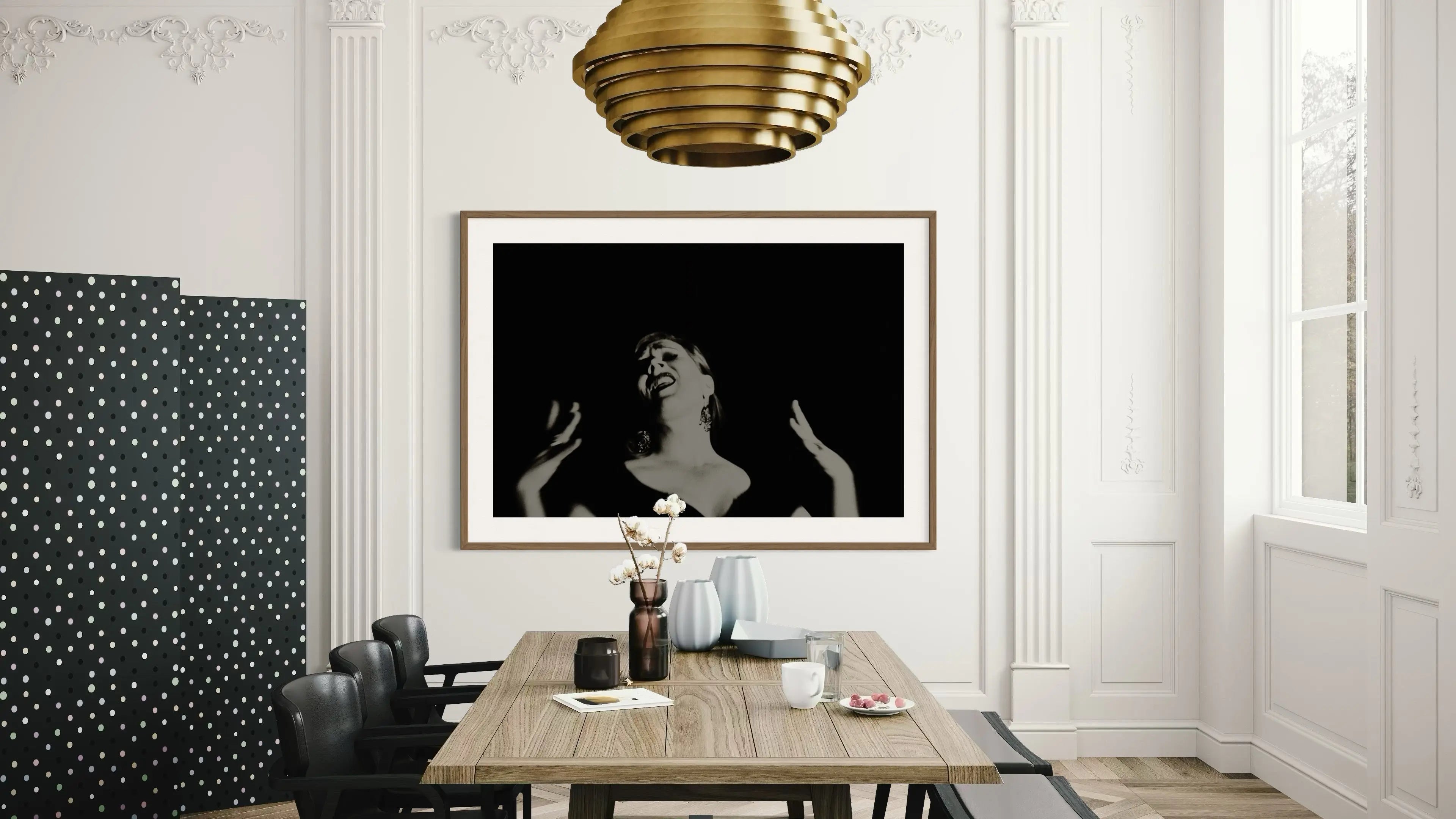 The Great Singer by Suteishi styled in a contemporary interior setting