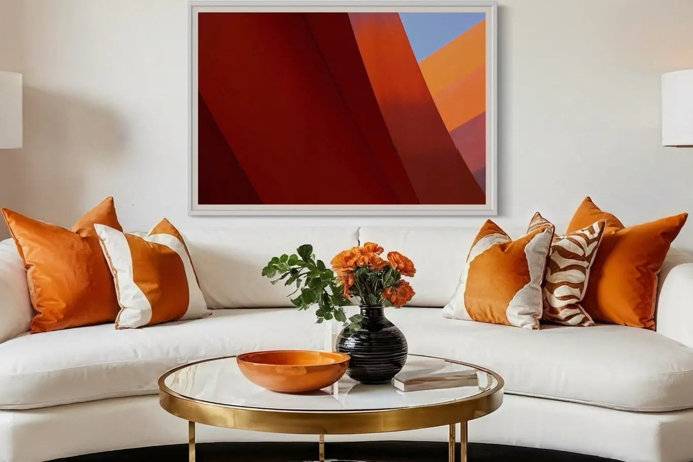 Flow I by Tal Paz-Fridman styled in a contemporary interior setting