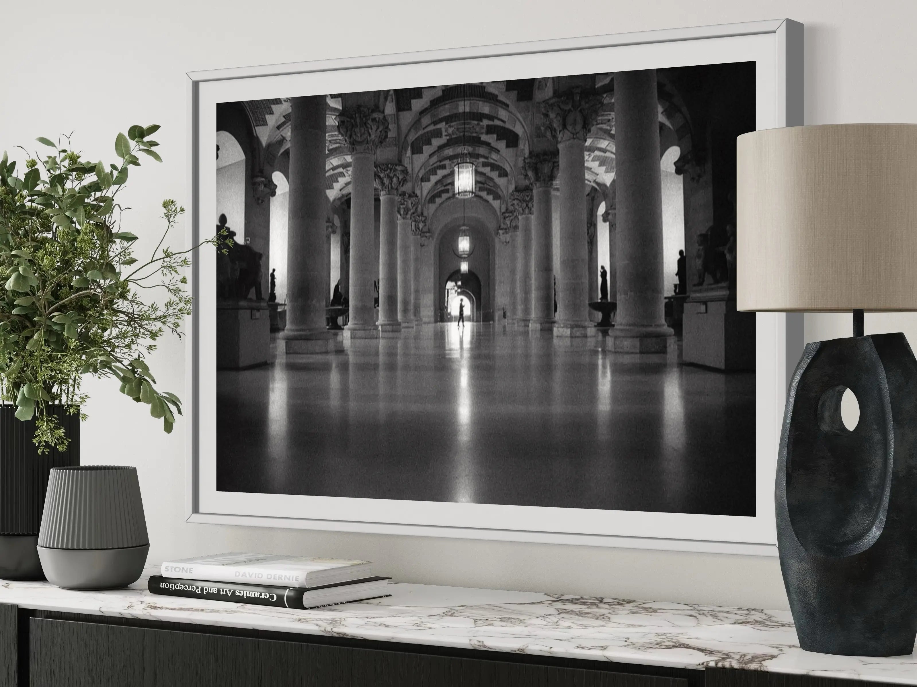 Lost Inside The Louvre by Tal Paz-Fridman styled in a contemporary interior setting