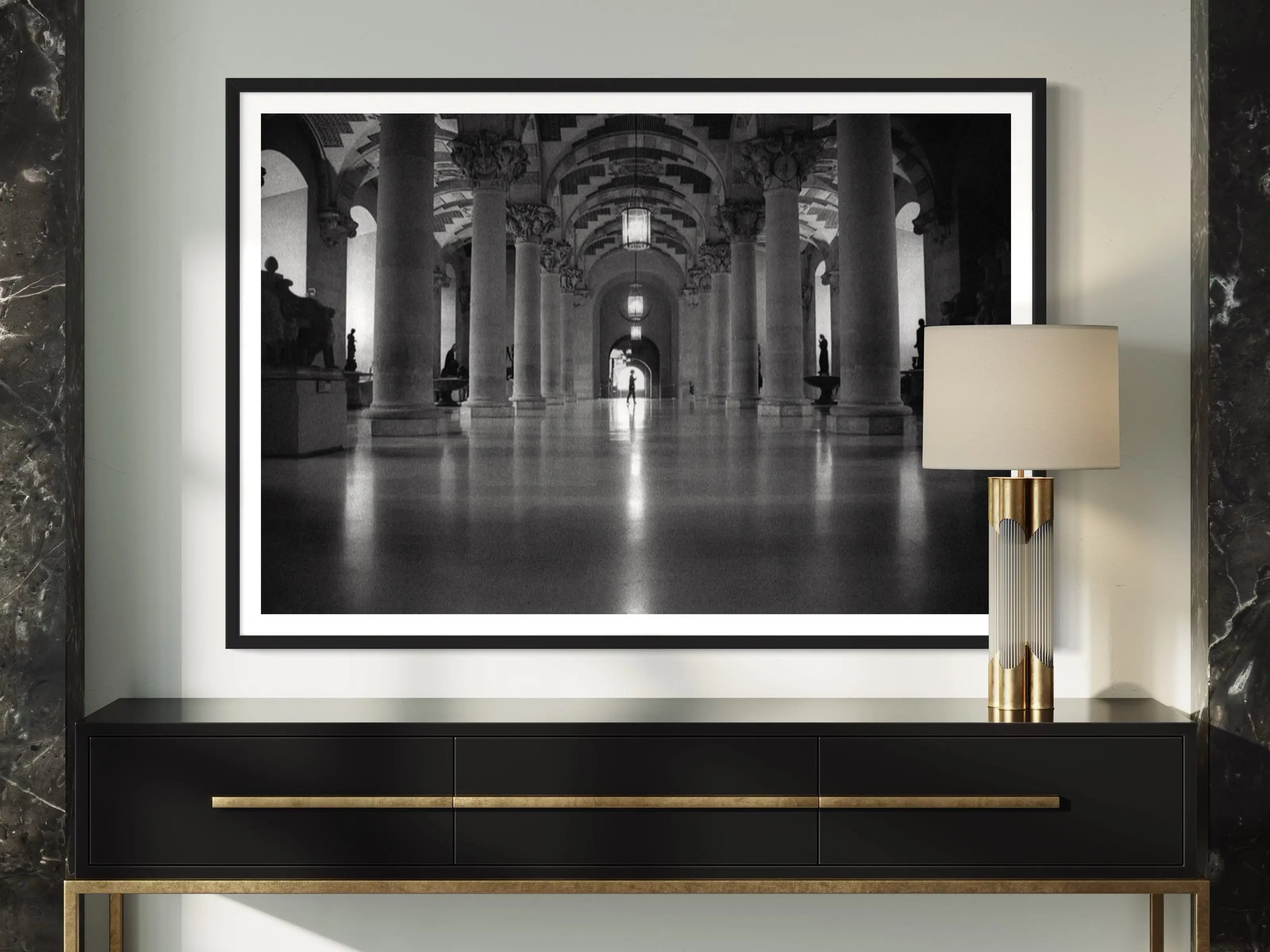Lost Inside The Louvre by Tal Paz-Fridman presented in a curated interior design