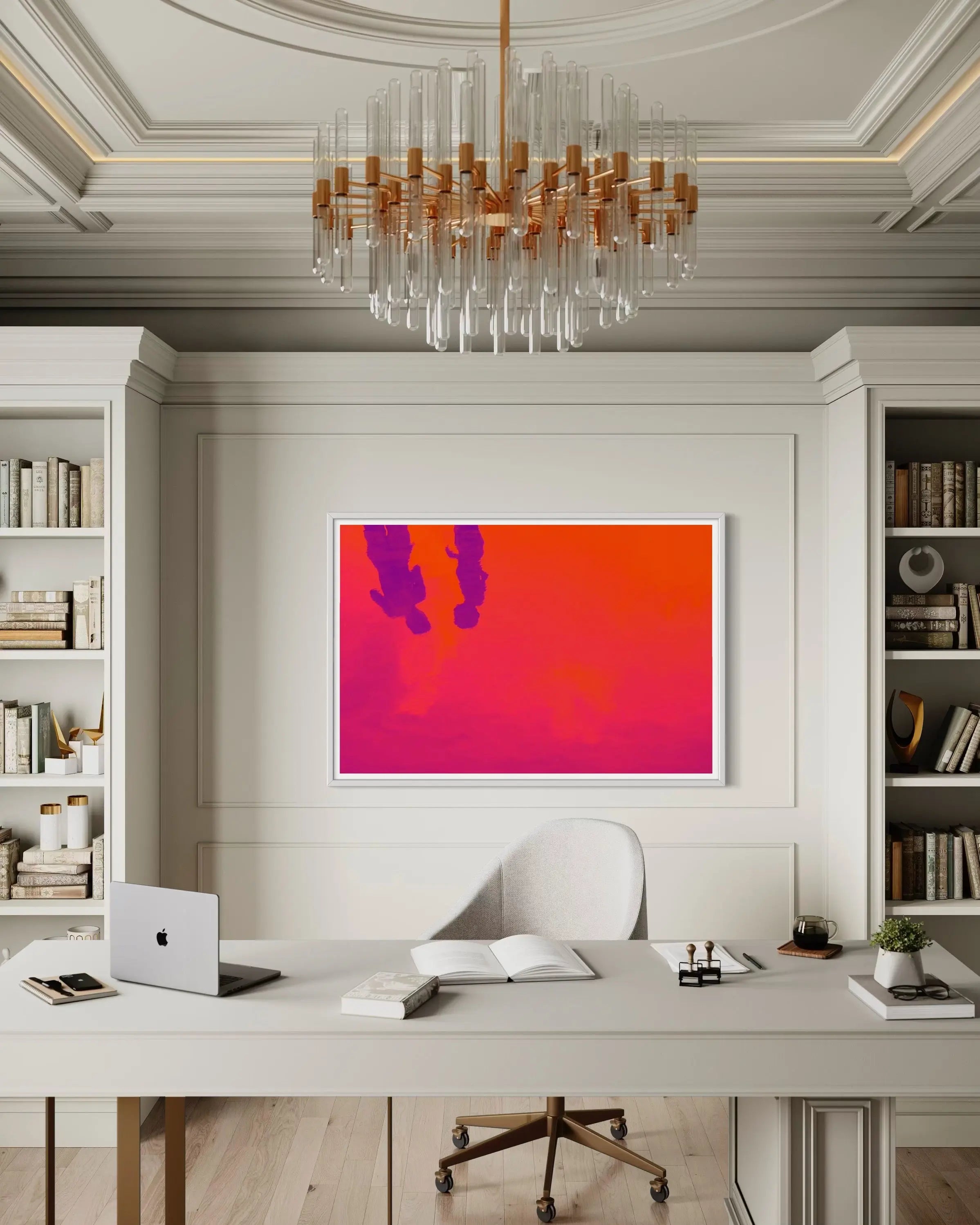 Reflections on the Sea by Tal Paz-Fridman styled in a contemporary interior setting