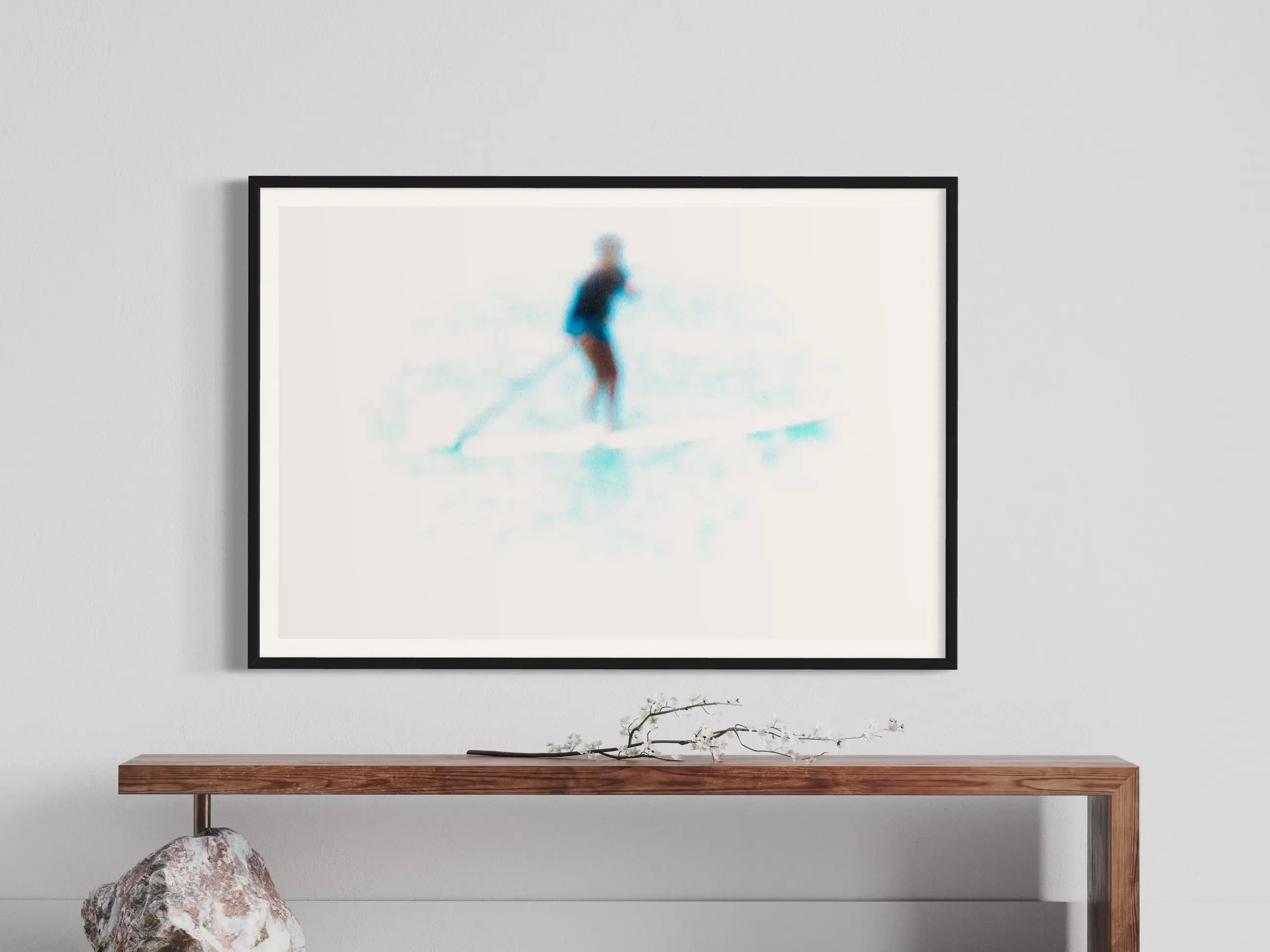 Sdot Yam Beach by Tal Paz-Fridman displayed in a modern living room interior