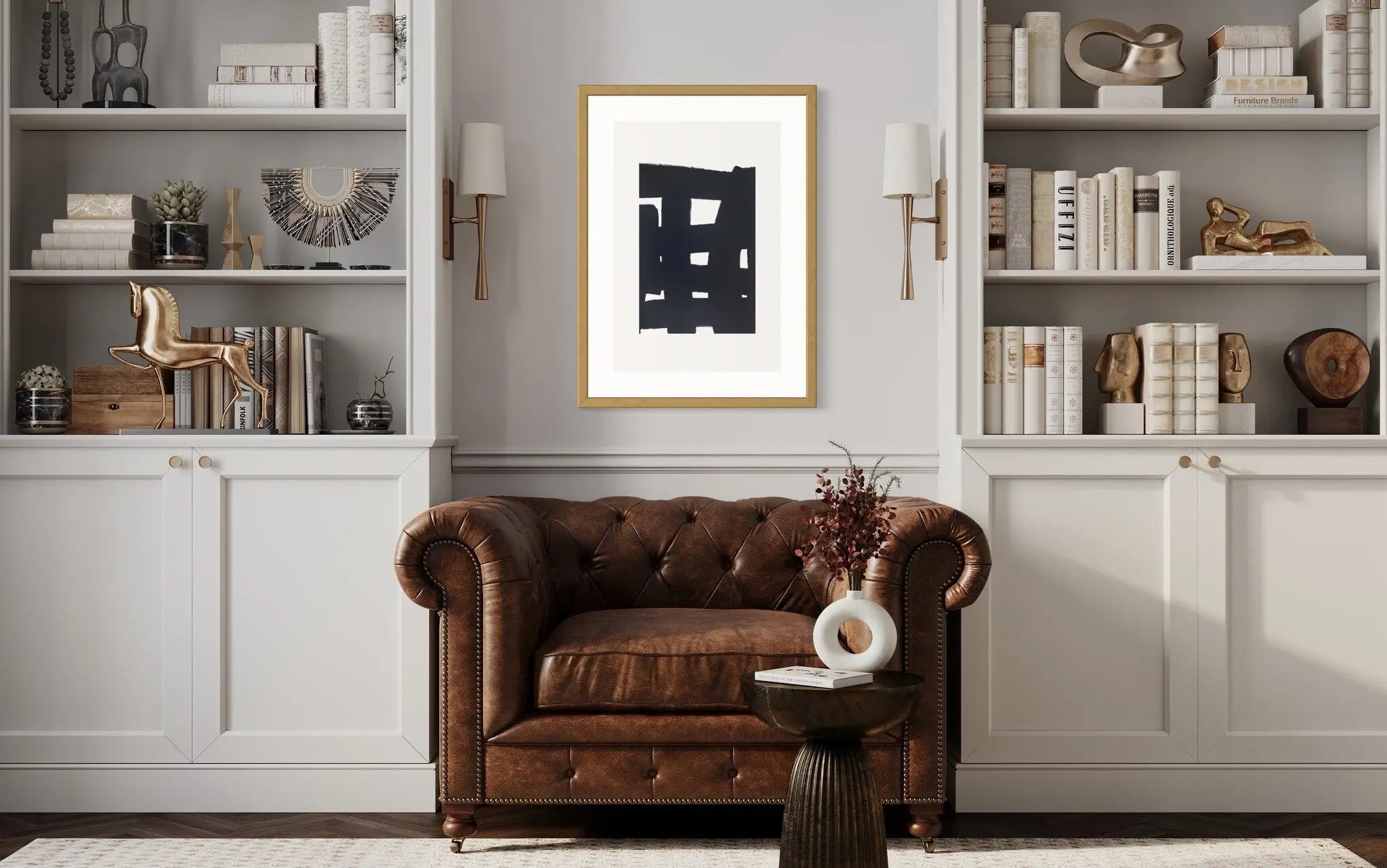 MA Series 8 by Marie Adeline displayed in a modern living room interior