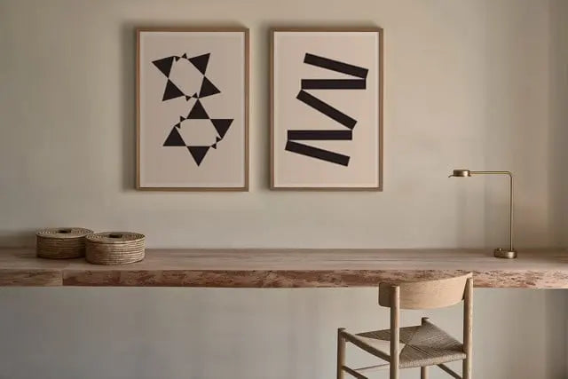 White Tie Modern 1 by Alejandro Franseschini showcased in a designer room setting
