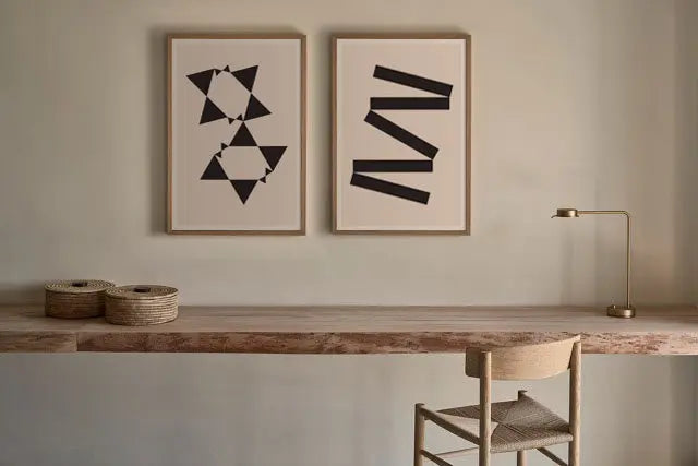 White Tie Modern 2 by Alejandro Franseschini showcased in a designer room setting