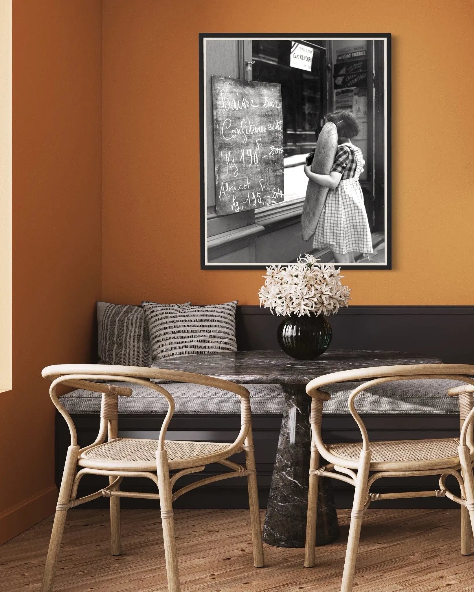 Bon Appetit by Bert Hardy styled in a contemporary interior setting
