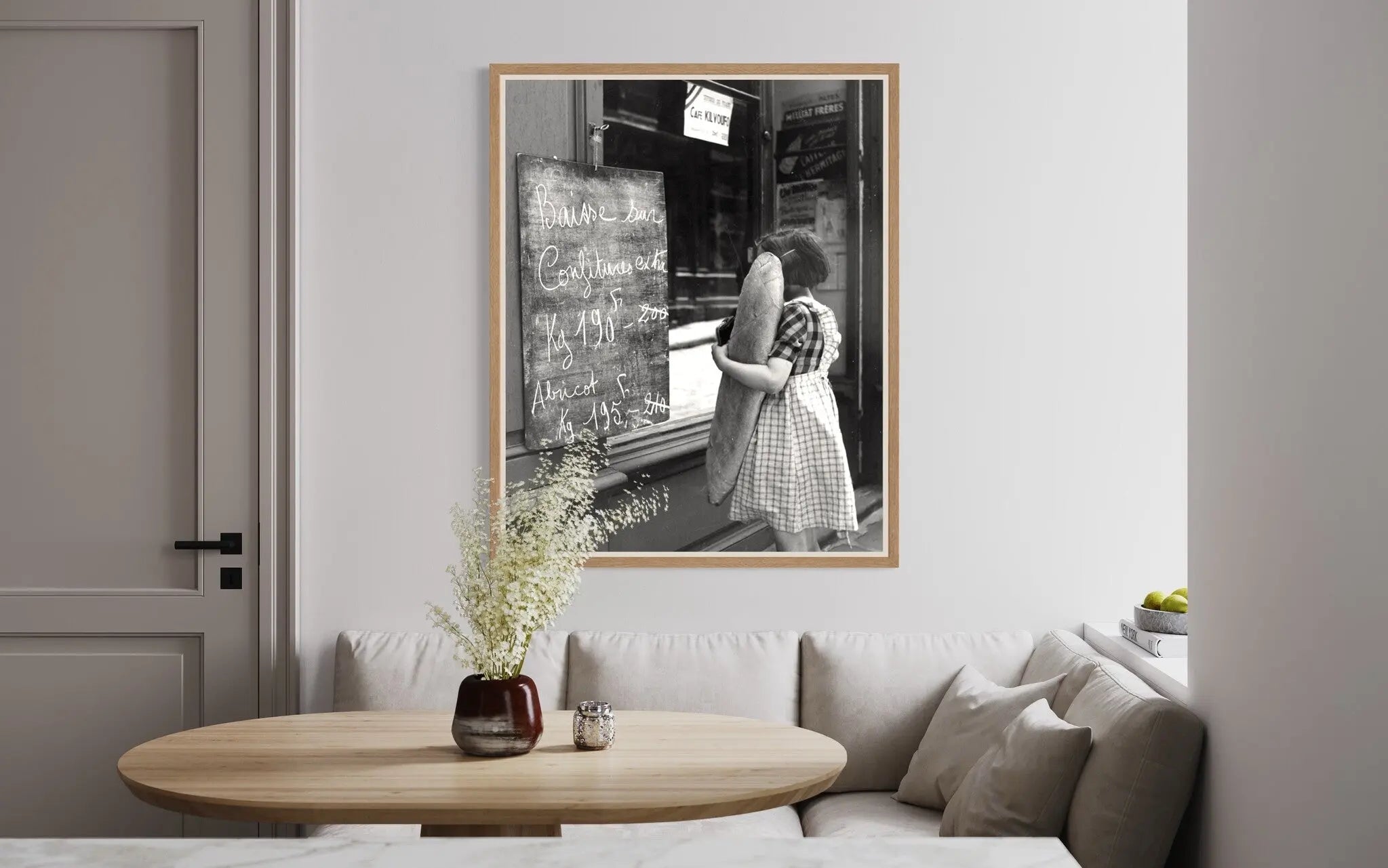 Bon Appetit by Bert Hardy featured in an elegant interior space