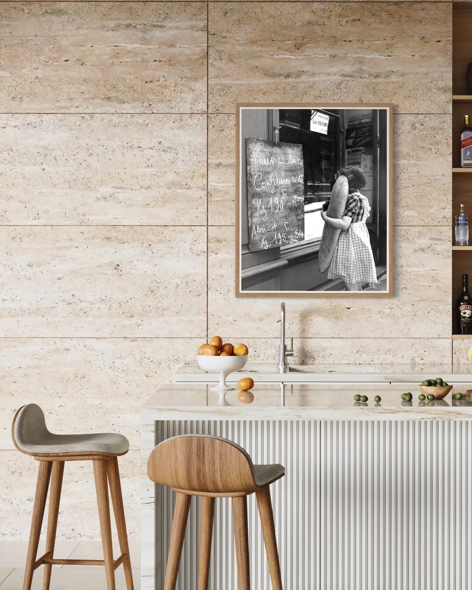 Bon Appetit by Bert Hardy showcased in a designer room setting