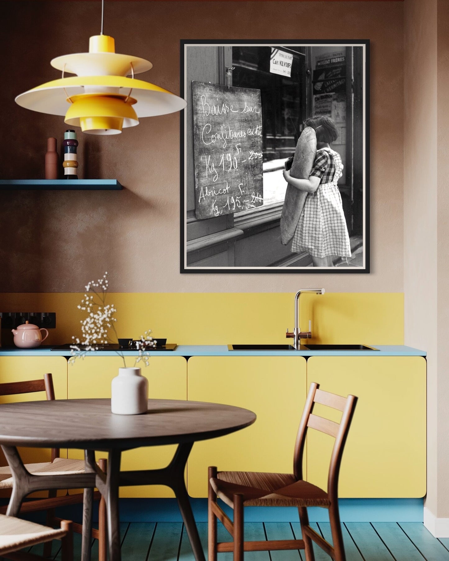 Vintage French Bakery Scene, wallart photography-the Picturalist-1