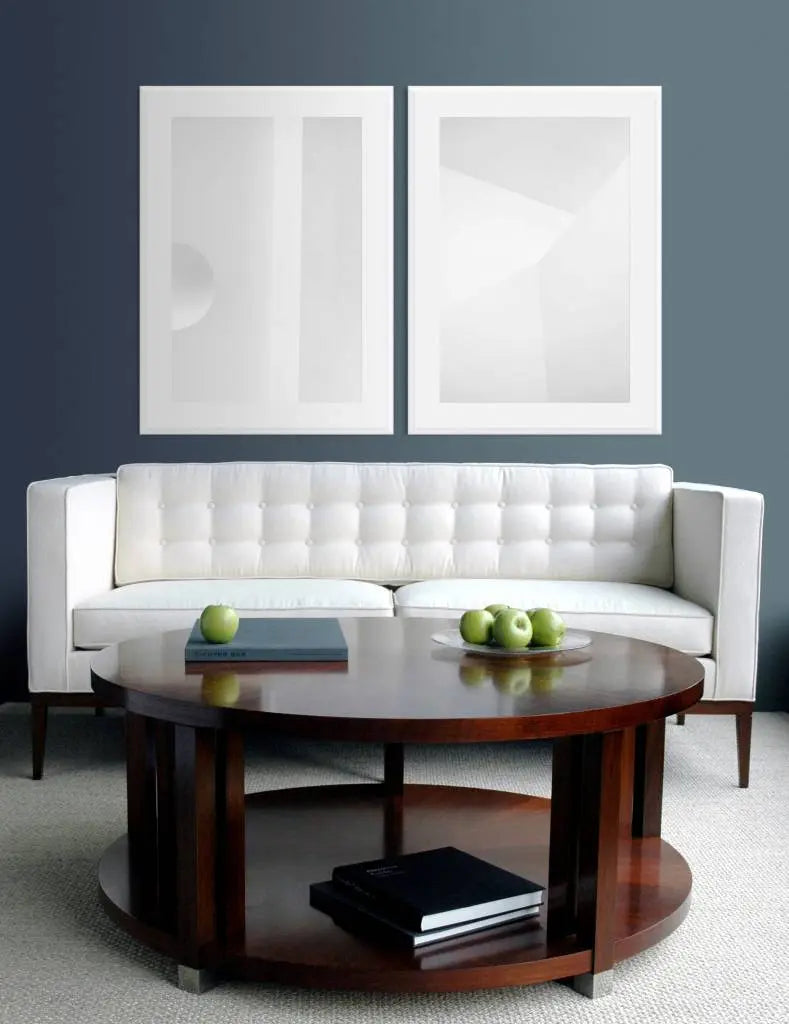 Weiss-Kanten by Wassily Kazimirski displayed in a modern living room interior