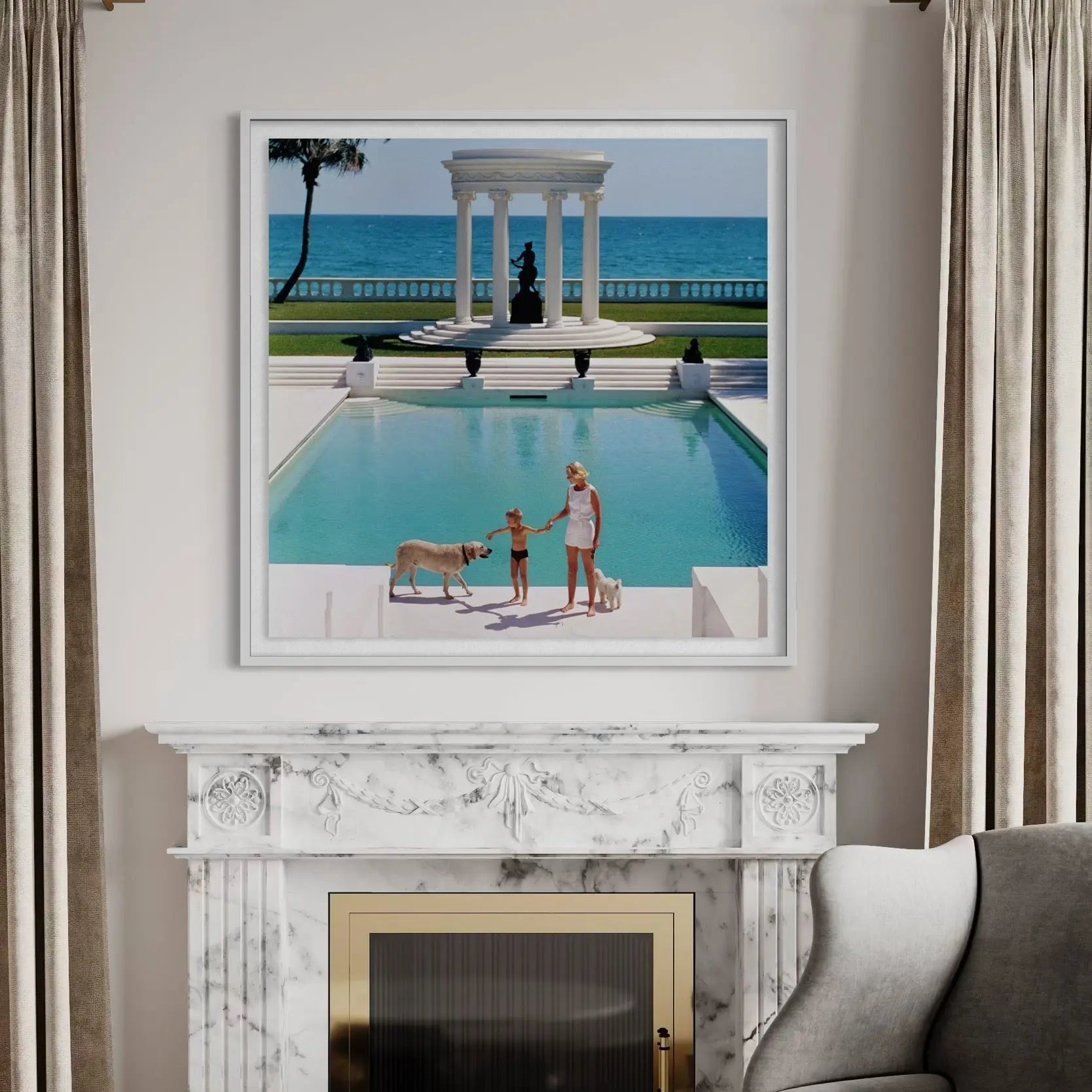Slim Aarons Wall Art: Bringing Poolside Glamour Home The Picturalist