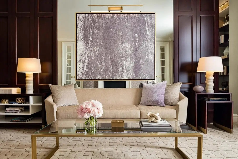Bespoke framed art prints created by The Picturalist for Mansion on Turtle Creek in Dallas, curated with Thomas Pheasant for luxury hospitality interiors.