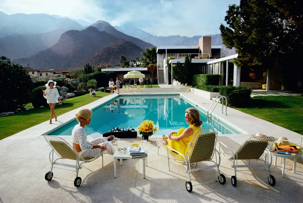 Poolside Gossip by Slim Aarons, fine art print, The Picturalist