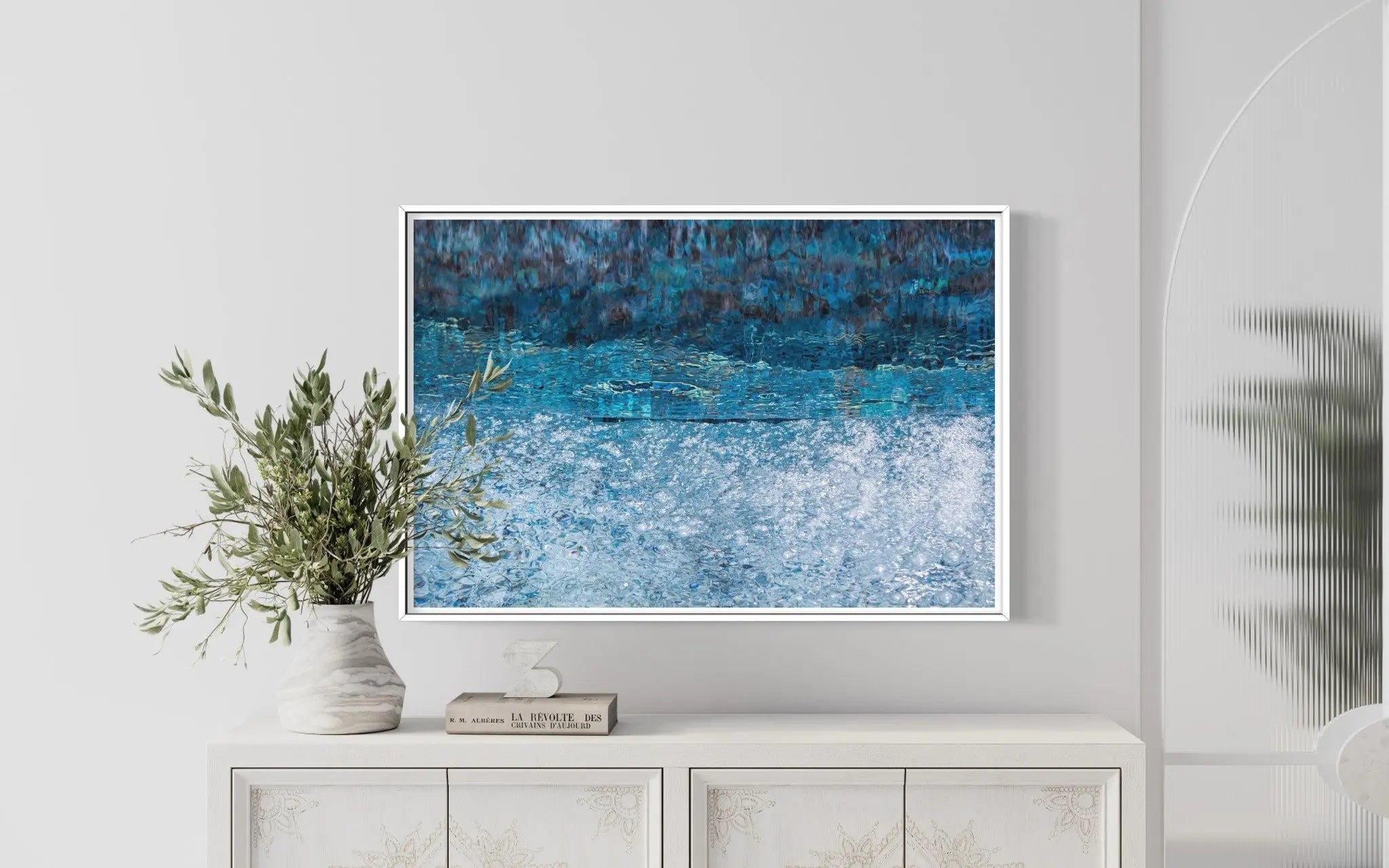 Black and white botanical nature photography by Ana Bonet, framed print by The Picturalist