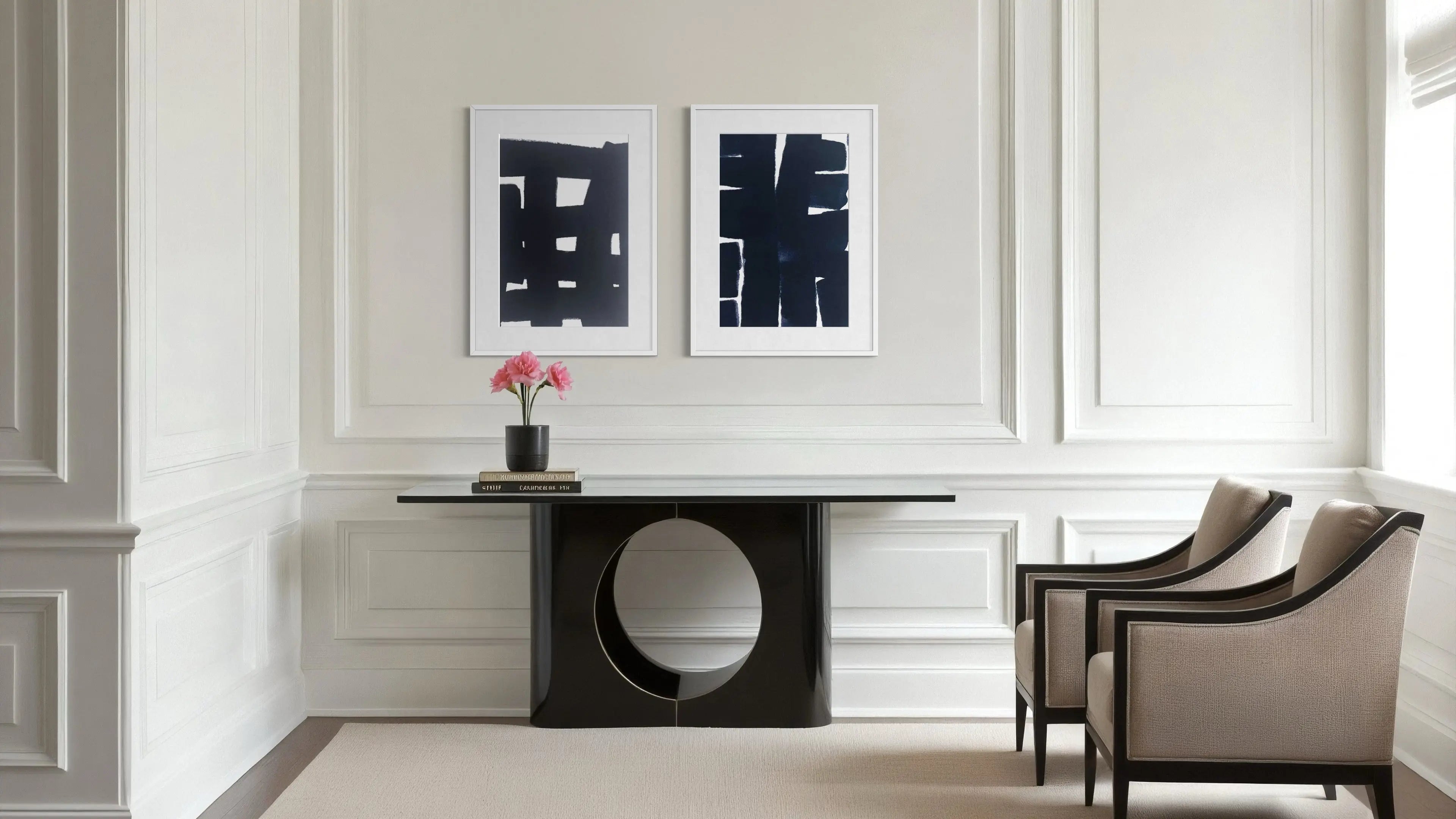 Seaside 23, black and white coastal wall art by The Picturalist