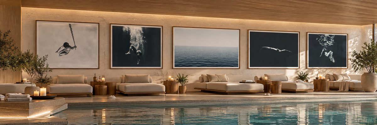 Example of a serene spa gallery with Enric Gener Photography