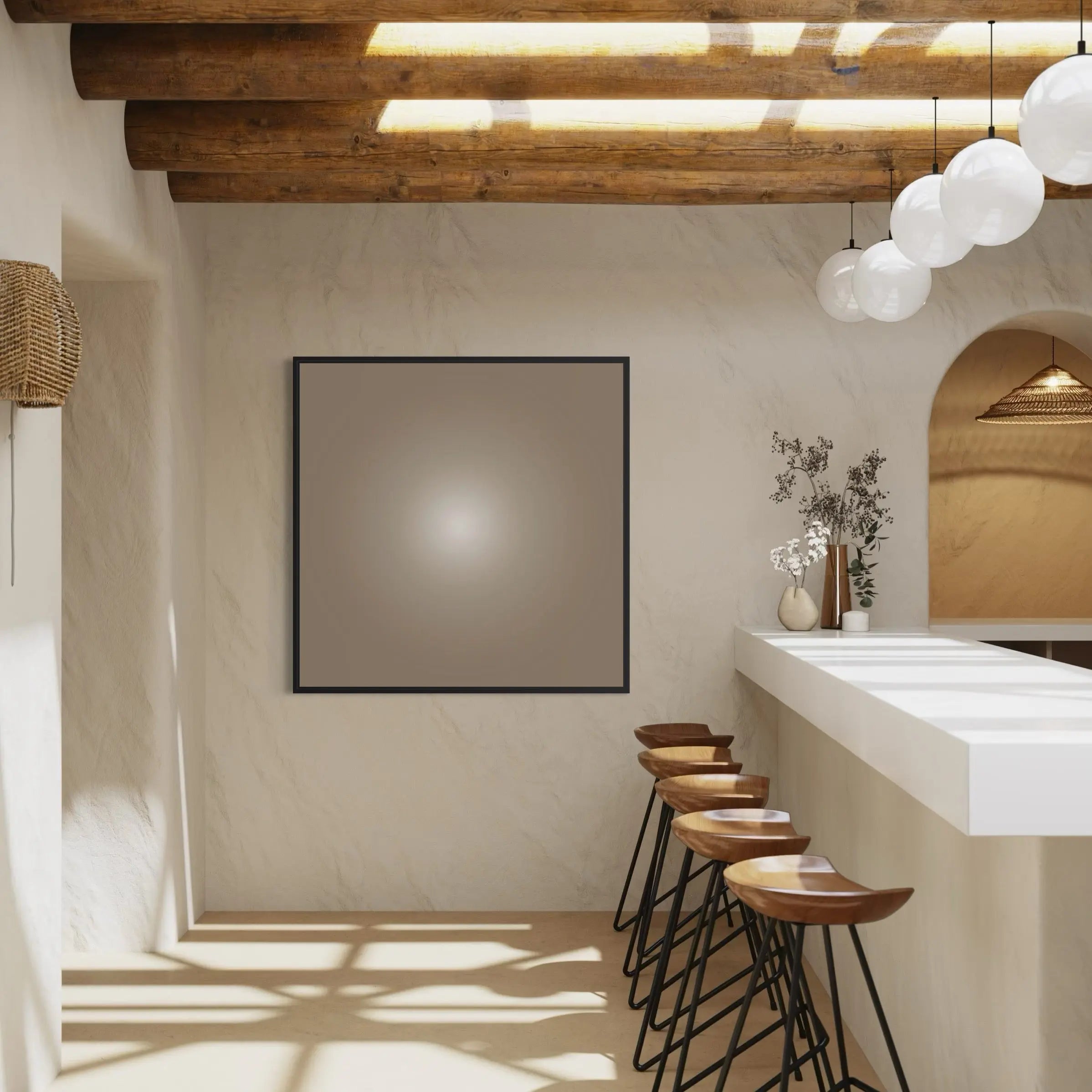 neutral warm abstract art for modern farm houses in tones that are earthy and soothing