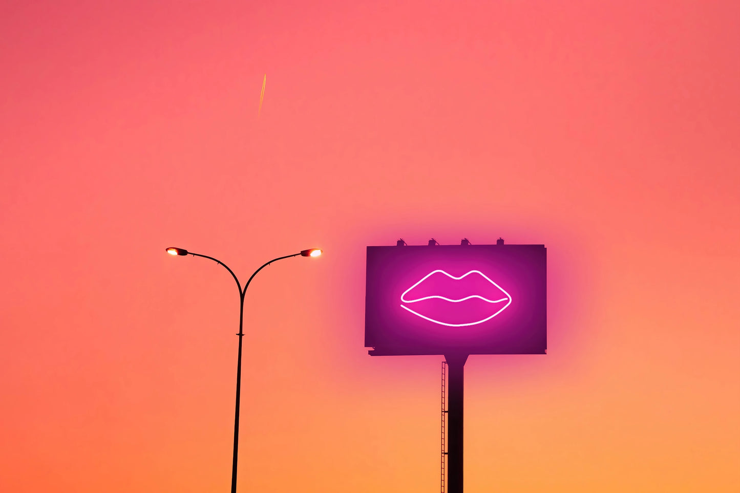 Billboard in the City by Artur Debat — fine art urban photography capturing color and geometry. Available from The Picturalist, specialists in bespoke wall art and framed photography for design interiors.