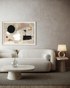 Caryatides by Alejandro Franseschini displayed in a modern living room interior