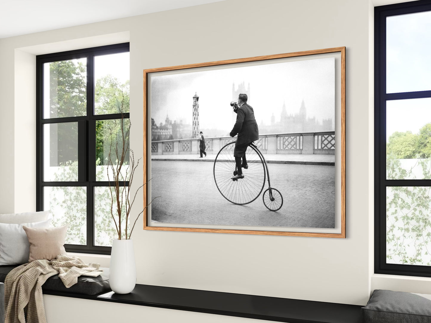 Penny Farthing Bugle by Fox Photos | Getty Images Fine Art Print | The Picturalist
