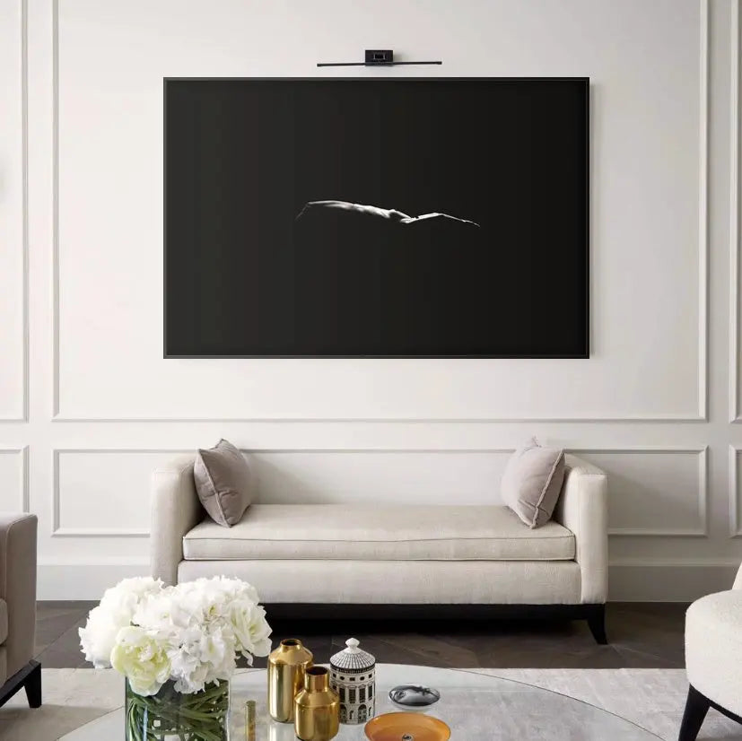 Nude in Water by Enric Gener featured in an elegant interior space