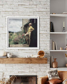The Mason's Estate, Kenya by Slim Aarons installed in a boutique hotel, safari lodge, or luxury resort, enhancing hospitality interiors with globally inspired artwork.
