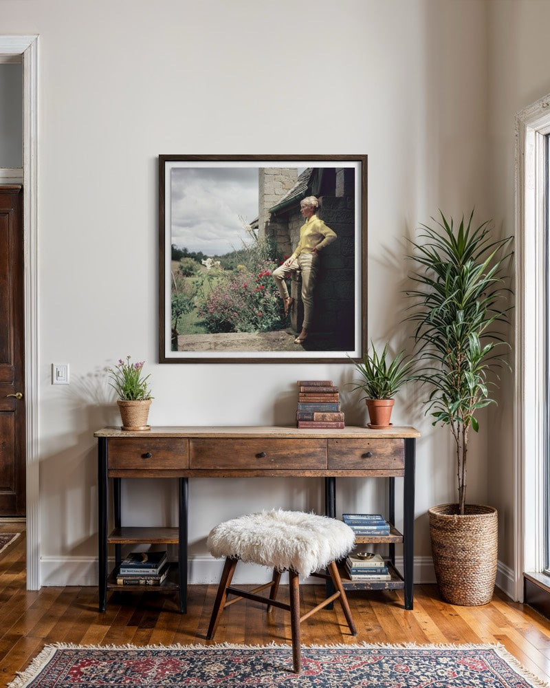 The Mason's Estate, Kenya by Slim Aarons used as office wall art, introducing exploration, heritage, and international sophistication into executive spaces.