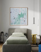 Green Mountain by Chantelle Fulce styled in a contemporary interior setting