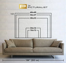 Available framing sizes ratio 1.50 horizontal for Frank Gehry's Bridge at Millenium Park, The Picturalist