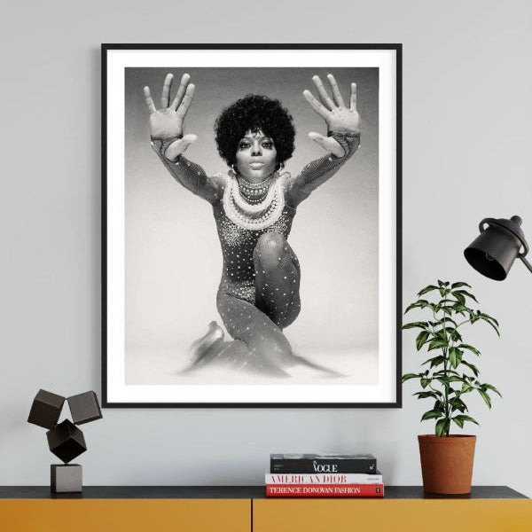Diana Ross portrait by Harry Langdon, Getty Images Gallery fine-art print