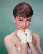 Audrey Hepburn portrait from Getty Images Gallery, fine-art photography print on matte archival paper, framed by The Picturalist.