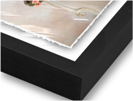 Framed with Torn Edge