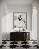 Grace Kelly in Rear Window by Bud Fraker featured in an elegant interior space