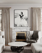 Grace Kelly in Rear Window by Bud Fraker presented in a curated interior design