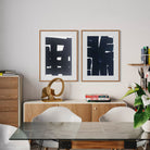 Inner Continuum by Marie Adeline featured in a refined dining space, exclusive art prints and designer-grade wall decor for elegant interiors