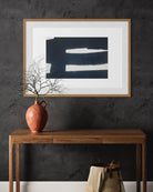 Inner Horizon by Marie Adeline in a modern office, office wall art curated for commercial art spaces by The Picturalist