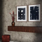 Mind Framework by Marie Adeline framed in a hotel lounge, framed art for hospitality and curated art for hotels with turnkey art solutions by The Picturali